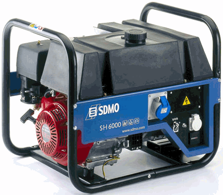 SH 6000 E-S, Бензиновый генератор SDMO SH 6000 E-S